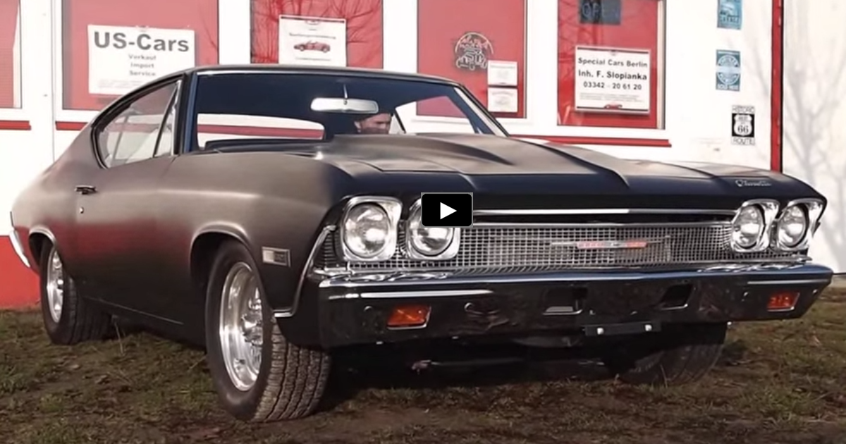 Sinister 1968 Chevy Chevelle In Matte Black Hot Cars