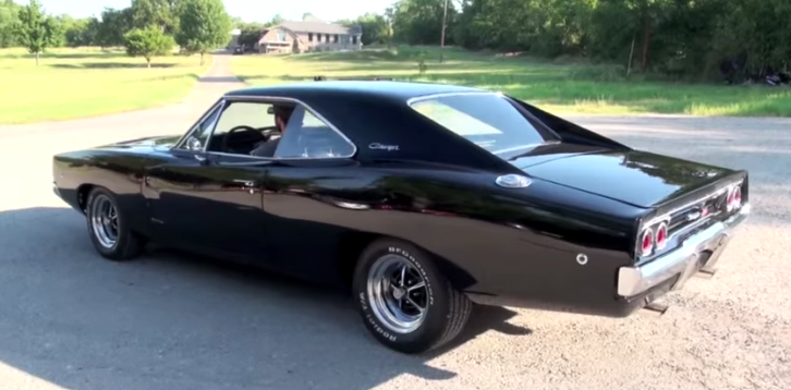 black numbers matching 1968 dodge charger r/t 440