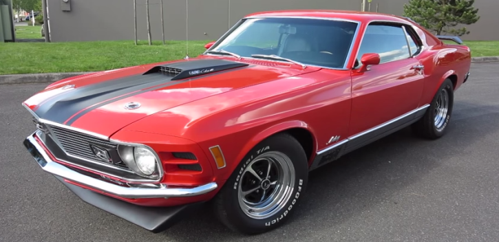 restored 1970 ford mustang mach 1 q-code