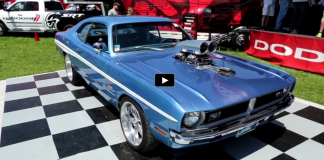 customized blown 1971 dodge demon 440