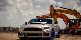 custom roush performance 2015 ford mustang on vossen wheels