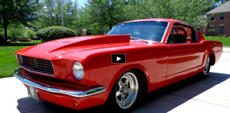 custom built pro street 1966 ford mustang fastback