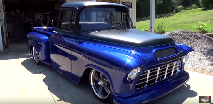 custom 1955 chevy pick up truck