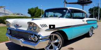 restored 1958 chevy bel air 350 custom