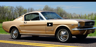 restored 1965 ford mustang fastback 289 in gold