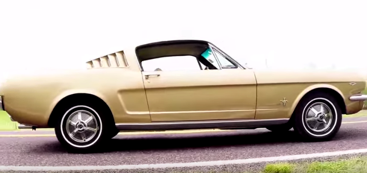 restored 1965 ford mustang fastback 289 in gold