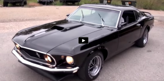 black 1969 ford mustang mach 1 351 windsor