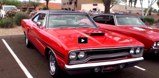 red 1970 plymouth gtx 440 six barrel