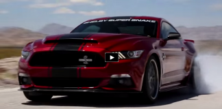new 2015 mustang shelby super snake in action