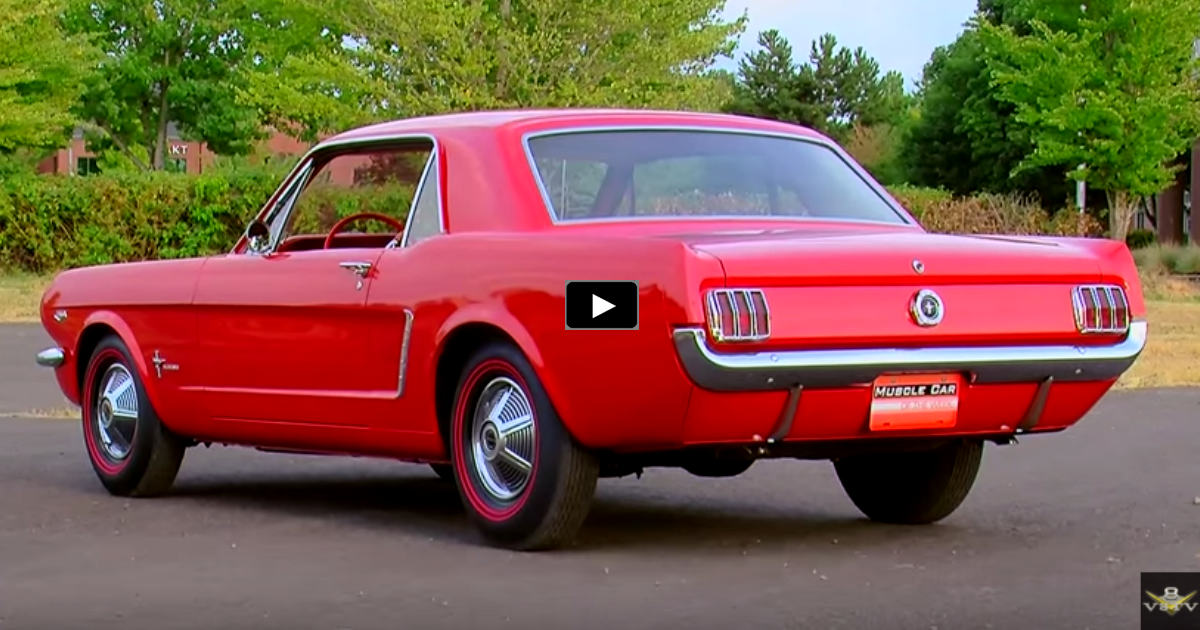 red 1965 ford mustang 289 k-code