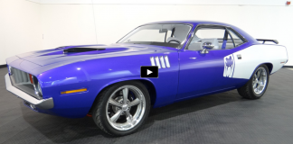 1973 plymouth cuda 8.4 v10 resto-mod