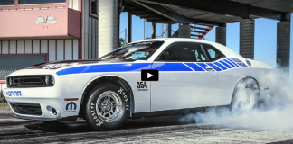 supercharged 2015 dodge challenger mopar drag pak