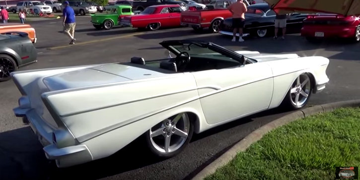 one off hand built 1957 chevy convertible