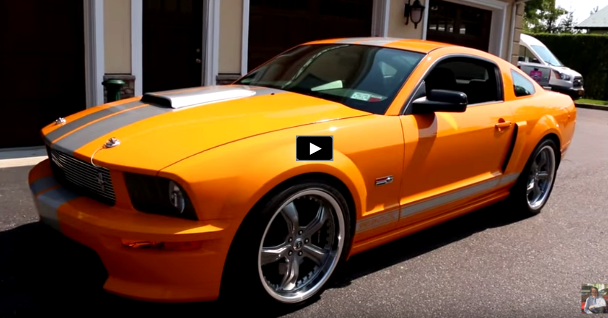 rare orange 2008 shelby mustang gt-c review