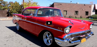 big block 1957 chevy belair restomod