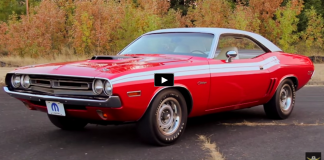 bright red 1971 dodge challenger r/t 426 hemi