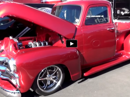 custom 1955 chevy street truck