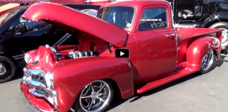 custom 1955 chevy street truck