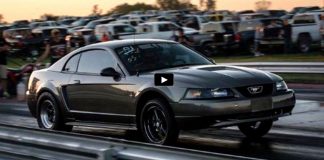 2jz powered mustang drag racing