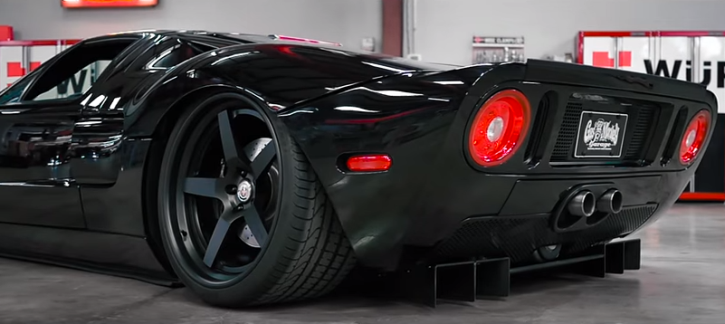 blacked out ford gt custom