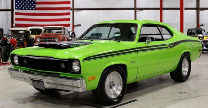 restored 1973 plymouth duster 440