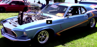 blown 1969 mustang fastback pro street