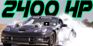 twin turbo nitrous corvette
