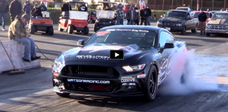 fastest ecoboost mustang drag racing