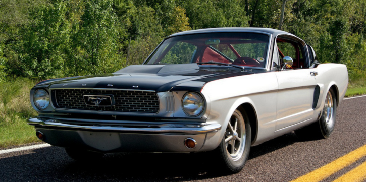 pro street 1966 ford mustang