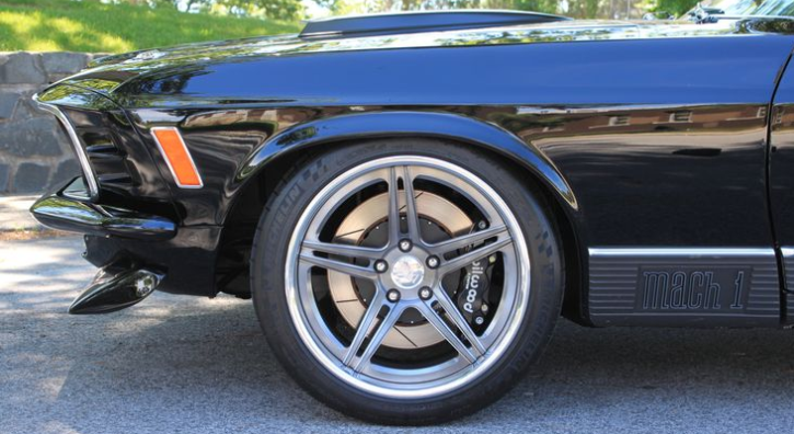 custom 1970 ford mustang mach 1 on forgeline wheels