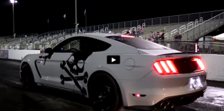 modified 2016 shelby gt350 drag racing