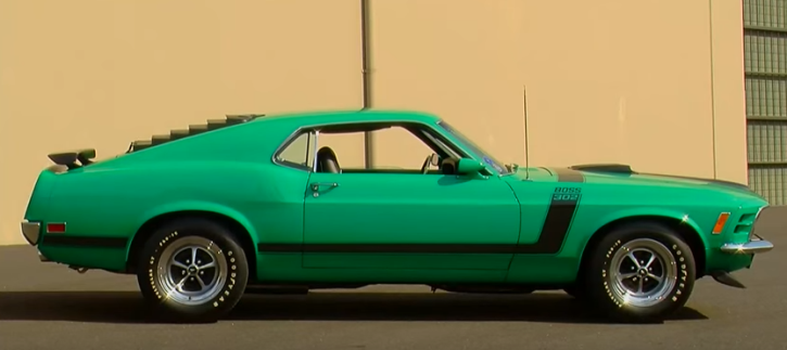 grabber green 1970 mustang boss 302