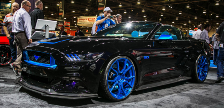 convertible widebody 2015 mustangs sema 