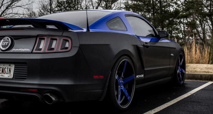 customized mustang 5.0 carbon fiber