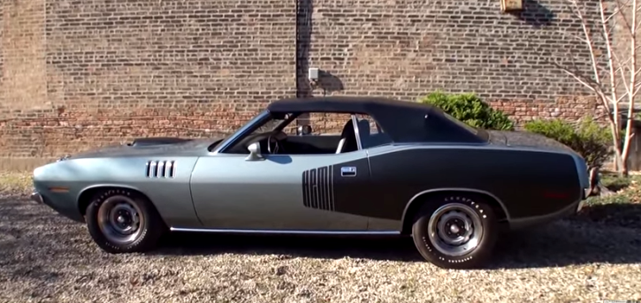 hemi powered 1971 plymouth cuda convertible