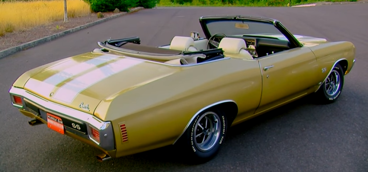 original 1970 chevy chevelle convertible