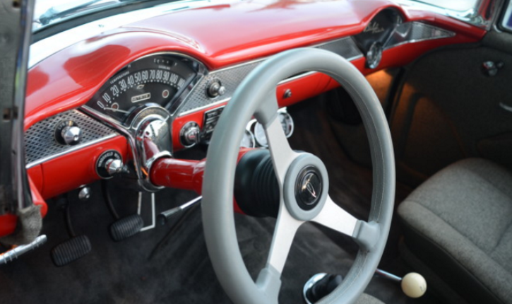 restored 1955 chevrolet bel air convertible