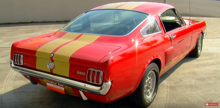 candy apple red 1966 mustang shelby gt350h