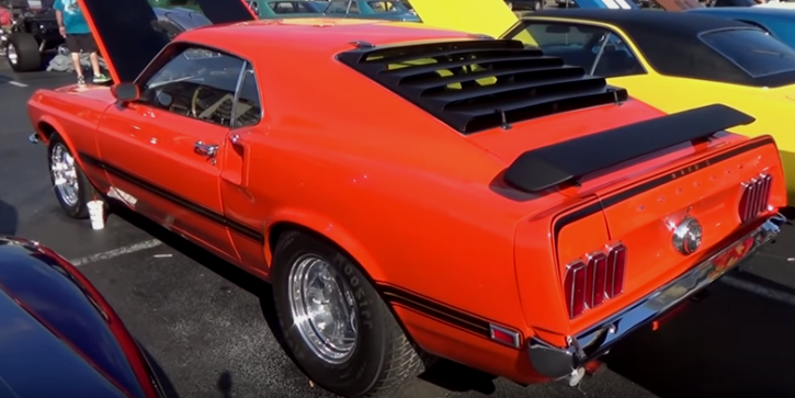 blown 1969 ford mustang mach 1