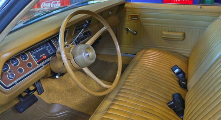 1974 plymouth duster in metallic gold