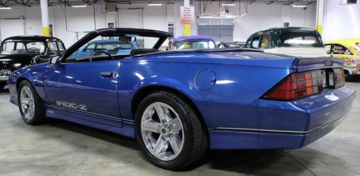 rare 1986 camaro iroc z28 convertible