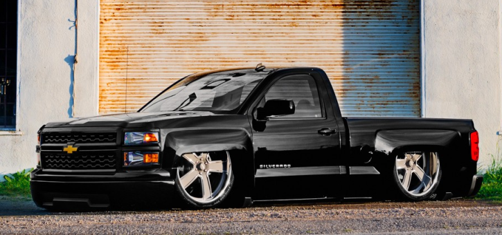 custom 2014 silverado truck accuair suspension