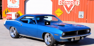 1970 plymouth hemi cuda restomod