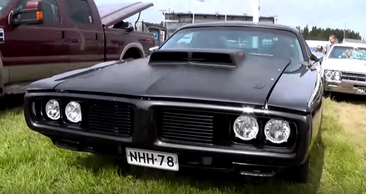 blacked out 1973 dodge charger se