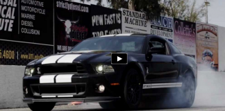 mustang shelby gt500 drag racing