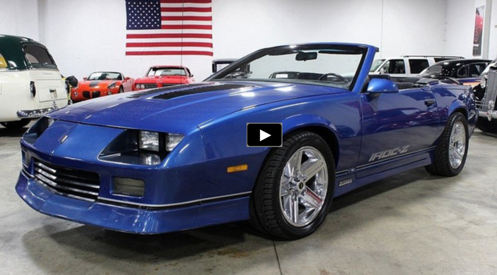 CONVERTIBLE 1986 CAMARO IROC Z28 LIMITED EDITION | HOT CARS