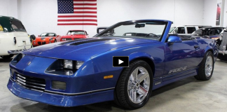 convertible 1986 camaro limited edition