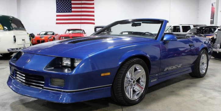 rare 1986 chevy camaro iroc z28