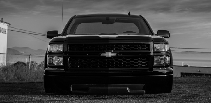 modified 2014 chevrolet silverado black sheep