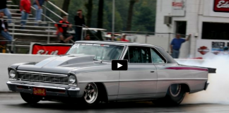 six sec chevy nova drag racing